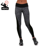 Plus Size Women's Fitness Leggings Quick-drying