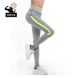 2017 Women High Waist Fitness Leggings- Gray